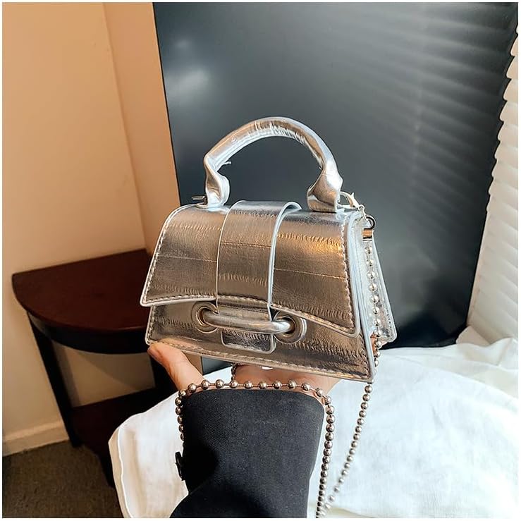 FALETO Mini Purses for Women Y2K Top Handle Crossbody Bag Stylish Tiny Clutch Shoulder Handbag for Cocktail Party Prom - Image 3