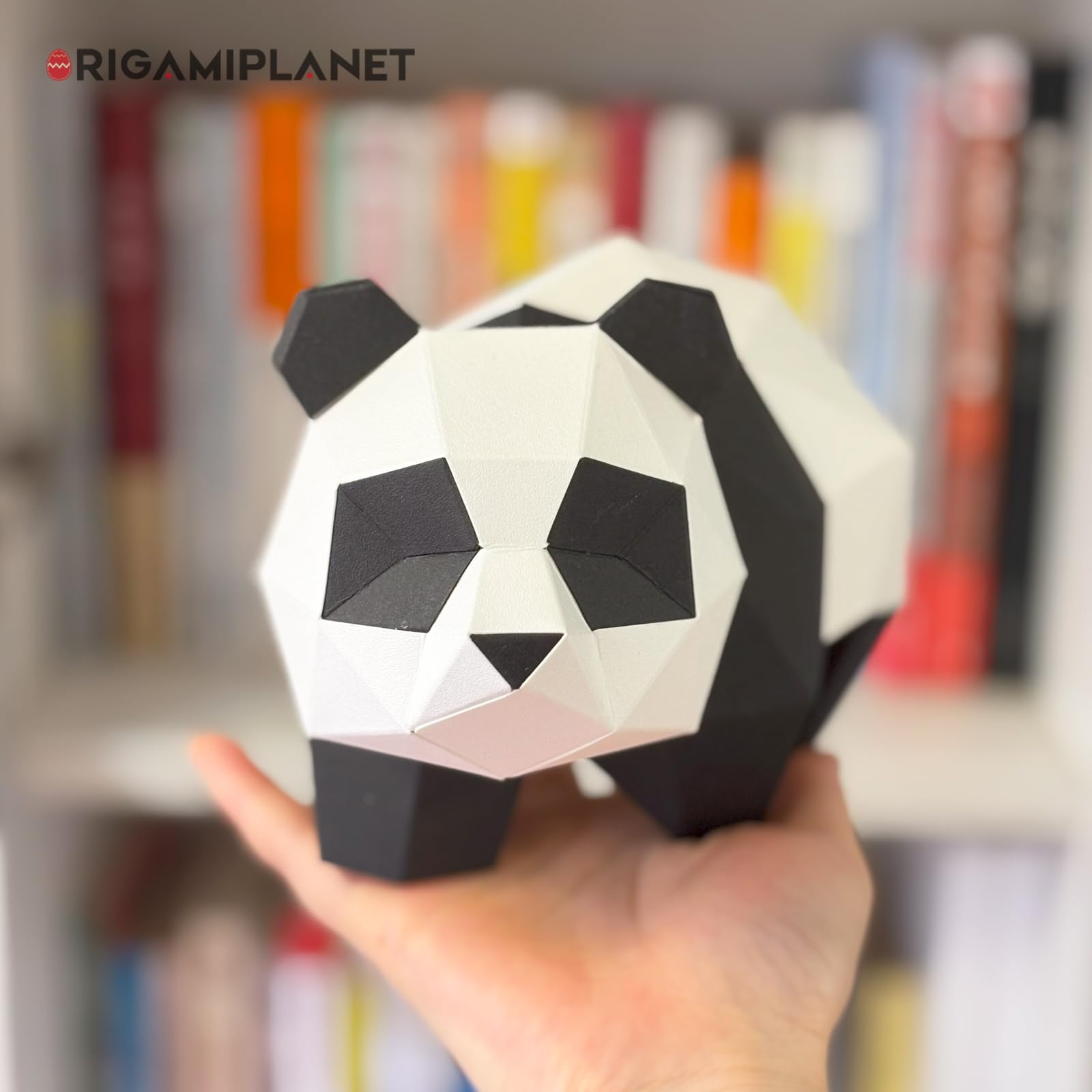 ORIGAMIPLANET Kit Panda Papa 3D Di Carta – Modello Fai Da Te Pretagliato Con Colla E Istruzioni, Idea Regalo Creativa Per Adolescenti E Adulti