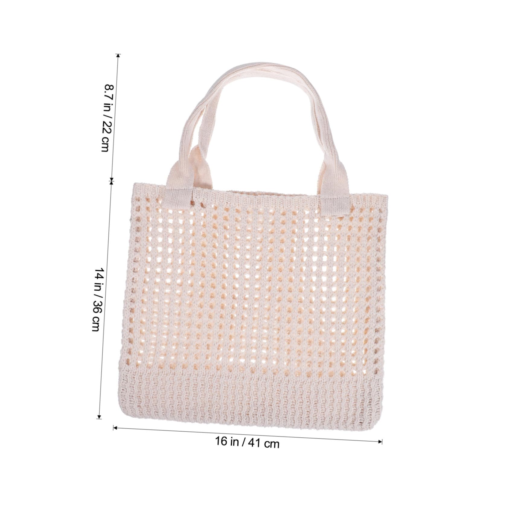 LIFKOME Borsa da Spiaggia Intrecciata in Fibra di Poliestere Borsa Tracolla Estiva Tote Bag Boho per Shopping e Vacanze