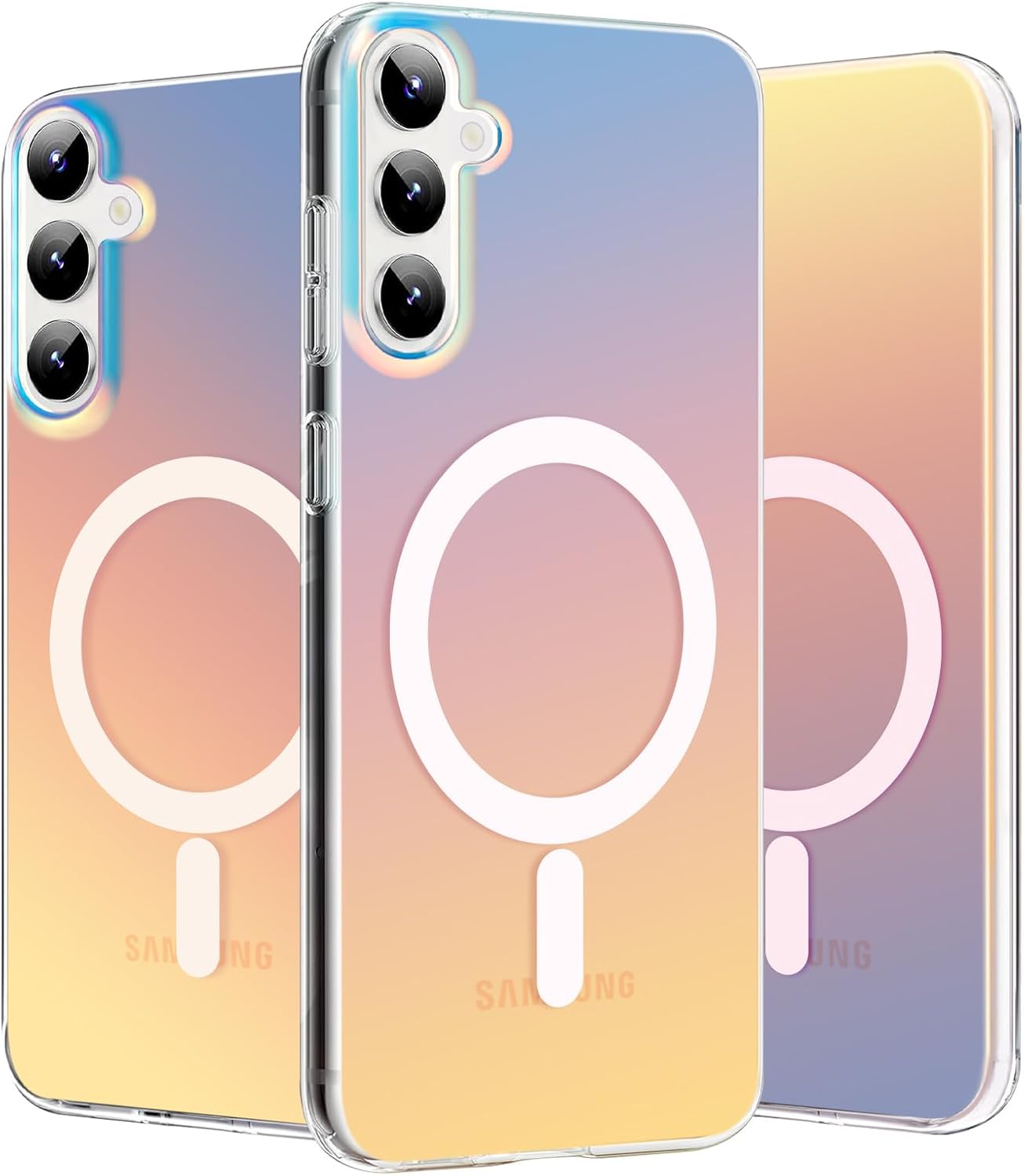 Magnetische Hülle Für Google Pixel 9/9 Pro – MagSafe-kompatibel, Irisierender Farbverlauf
