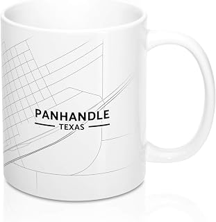 Panhandle, Texas TX Map Mug (11 oz)