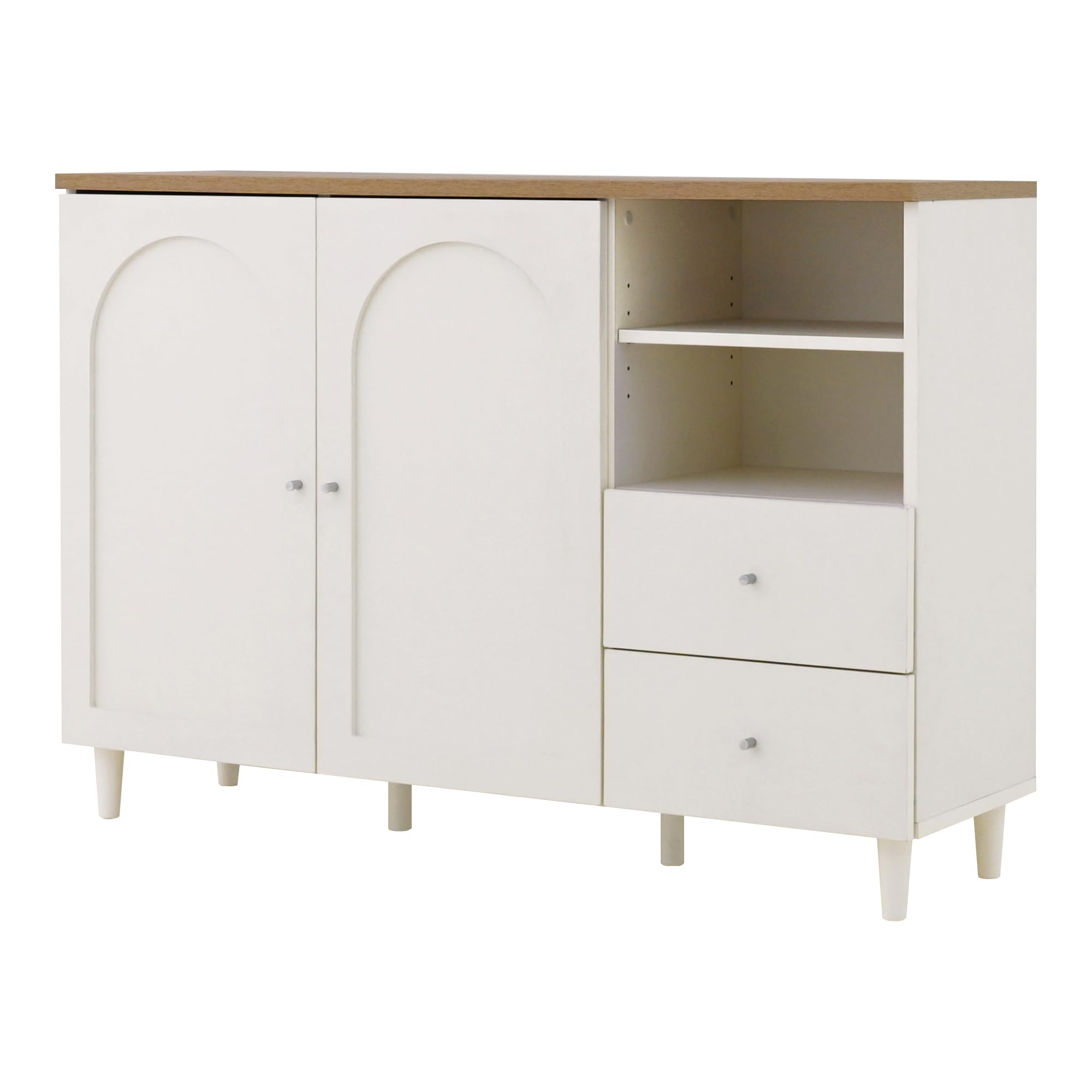 Amazon.co.jp: キャビネット 北欧 おしゃれ 幅120 木製 チェスト