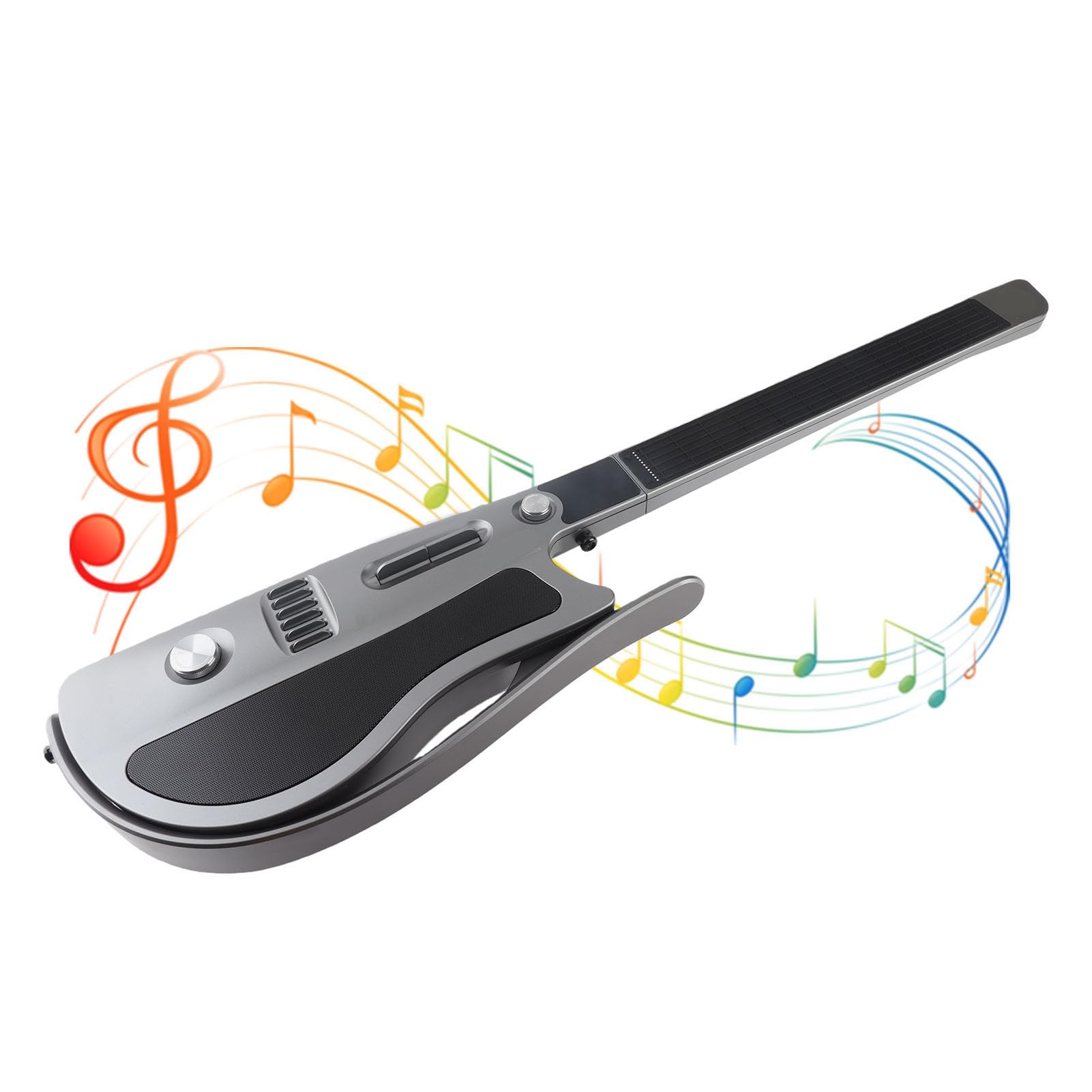 Generic Chitarra Elettrica Intelligente Design Elegante e Pieghevole con Sintonizzatore Integrato per Principianti 1 unità