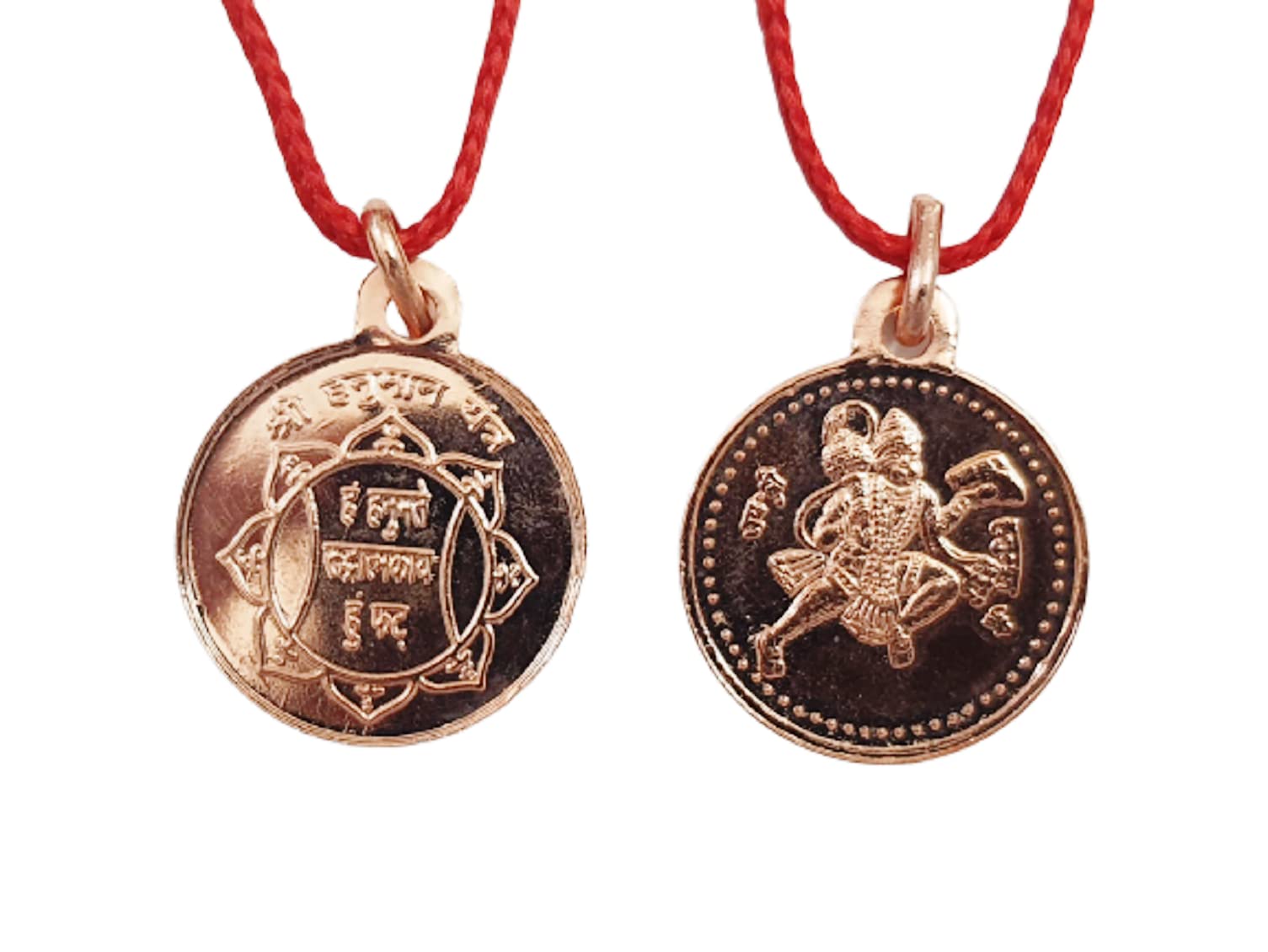Shri Hanuman Yantra Locket | Pendant In Pure Copper For Men & Women (6 Grams Approx) (1 Pc)-image-29