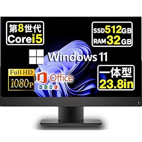 inclo/一体型パソコン/展示品/10世代i5/8GB/250GB/SSD inclo/一体型パソコン/展示品/10世代i5/8GB/250GB/SSD inclo/一