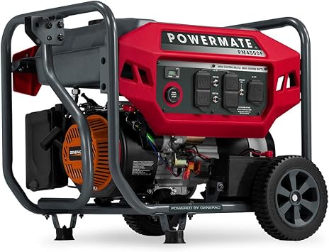 Powermate PM4500E 4,500    -   -  RV  - Generac  - 49 /CSA -  /