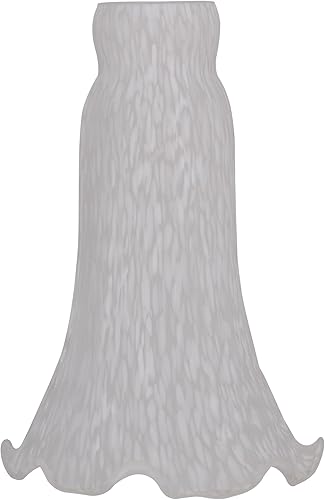 Miniatura 4 de Lily - Pantalla de cristal de tulipán nublado para lámpara de cristal de repuesto para mesa estilo Tiffany