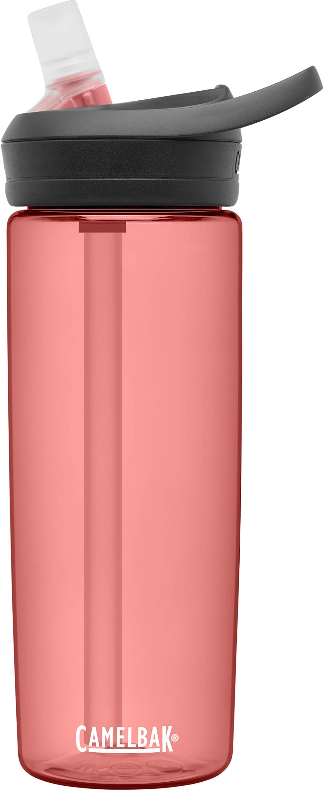 CamelBakeddy+ Water Bottle with Tritan Renew – Straw Top 20oz, Rose
