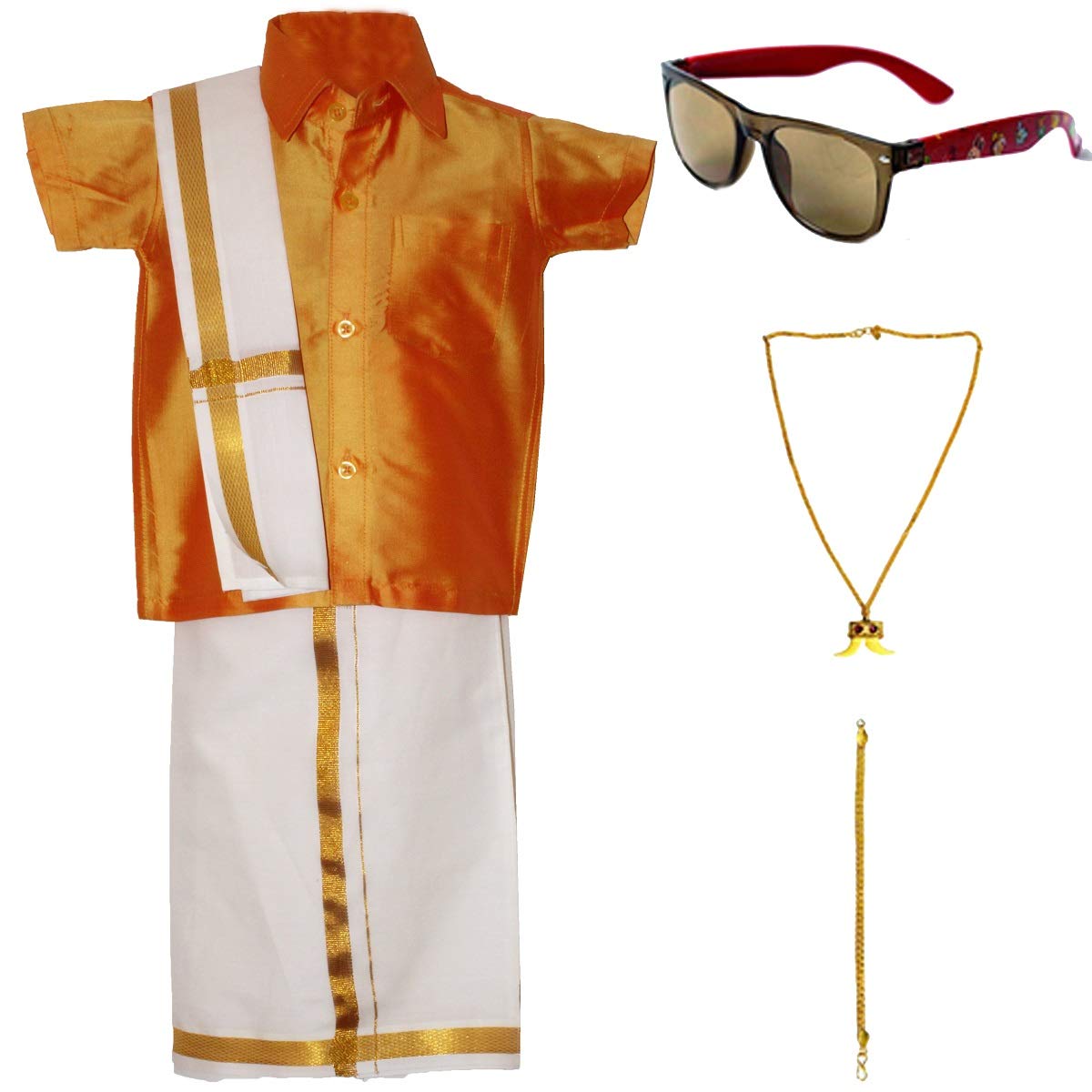 MS TRENDSBoys Traditional Dhoti & Shirts SET (MSTCM - $P)