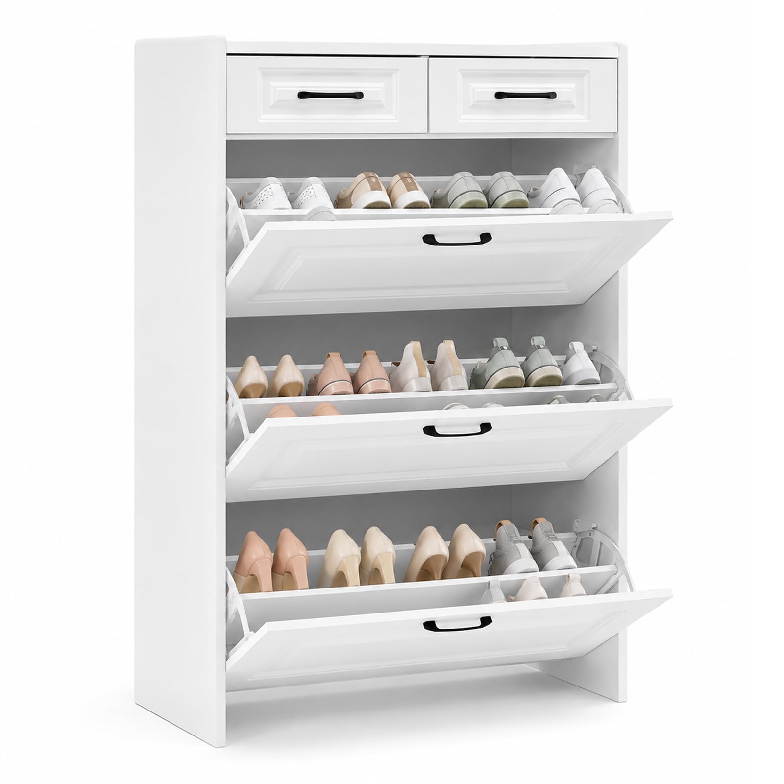 Rangement chaussures gain de place 20 paires cloisons réglables