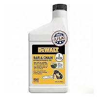 Vista 15 de DEWALT – Aceite biodegradable para barra y cadena – Verde, ecológico, no tóxico, lubricante profesional para motosierra – Aceite ultralimpio