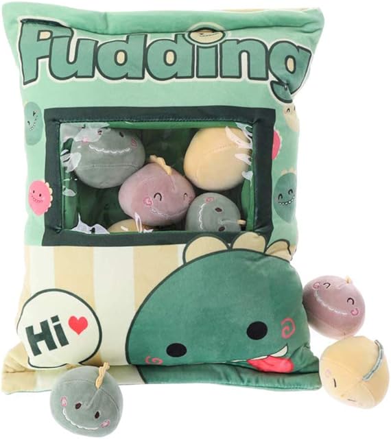 Cute Snack Pillow Stuffed Animal Toys Pudding Decorative Removable Kitty Cat Dolls Creative Toy Gifts for Teens Girls Kids