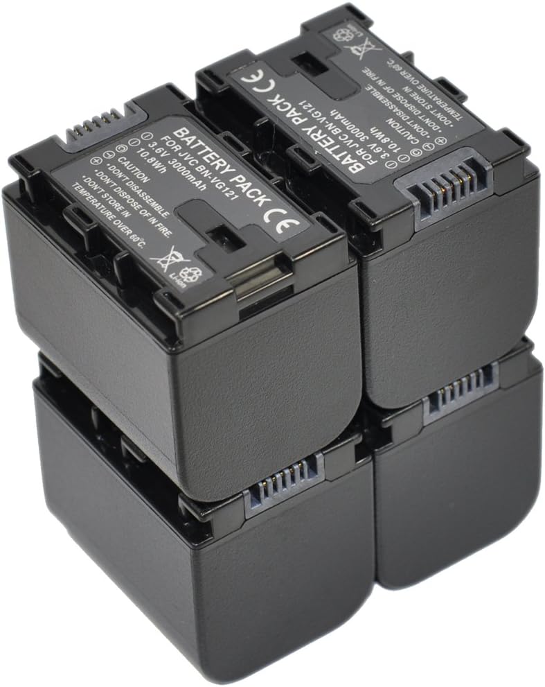 4X BN-VG121 Battery+Charger USB Single for bn-vg107 bn-vg114 bn-vg138 bn-vg107u bn-vg114ubn-vg121u bn-vg138u Digital Camera Video Camcorder