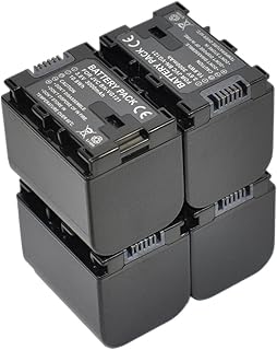 BTBAI Compatible bn-vg121 Battery for jvc bn-vg107 bn-vg114 bn-vg138 bn-vg107u bn-vg114ubn-vg121u bn-vg138u Digital Camera Video Camcorder (4X Battery+Charger AC Dual)