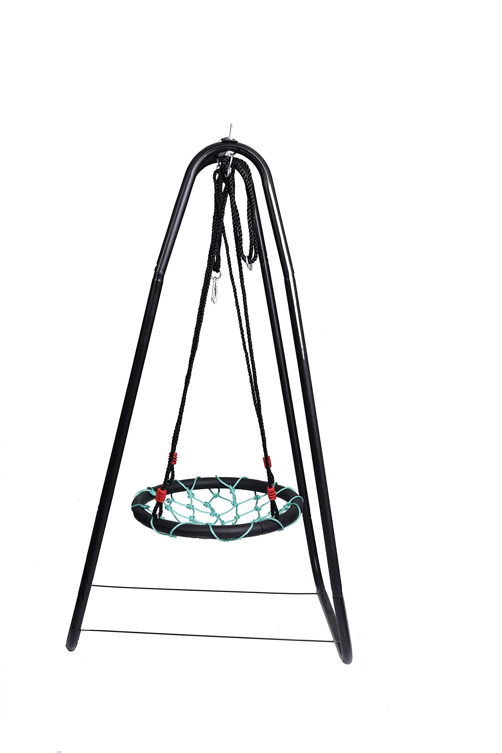 Buy IRIS 22" Saucer Swing with Frame, Heavy Duty AFrame Metal Swing