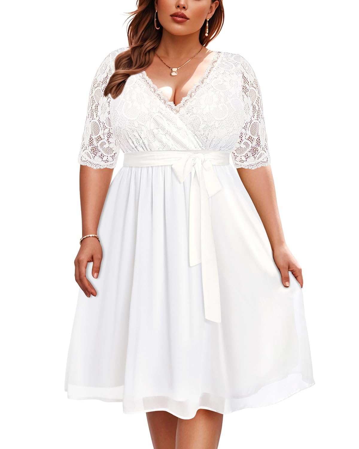 green emerald velvet dress PinkBlush White Lace Mesh Overlay Plus Maxi Dress