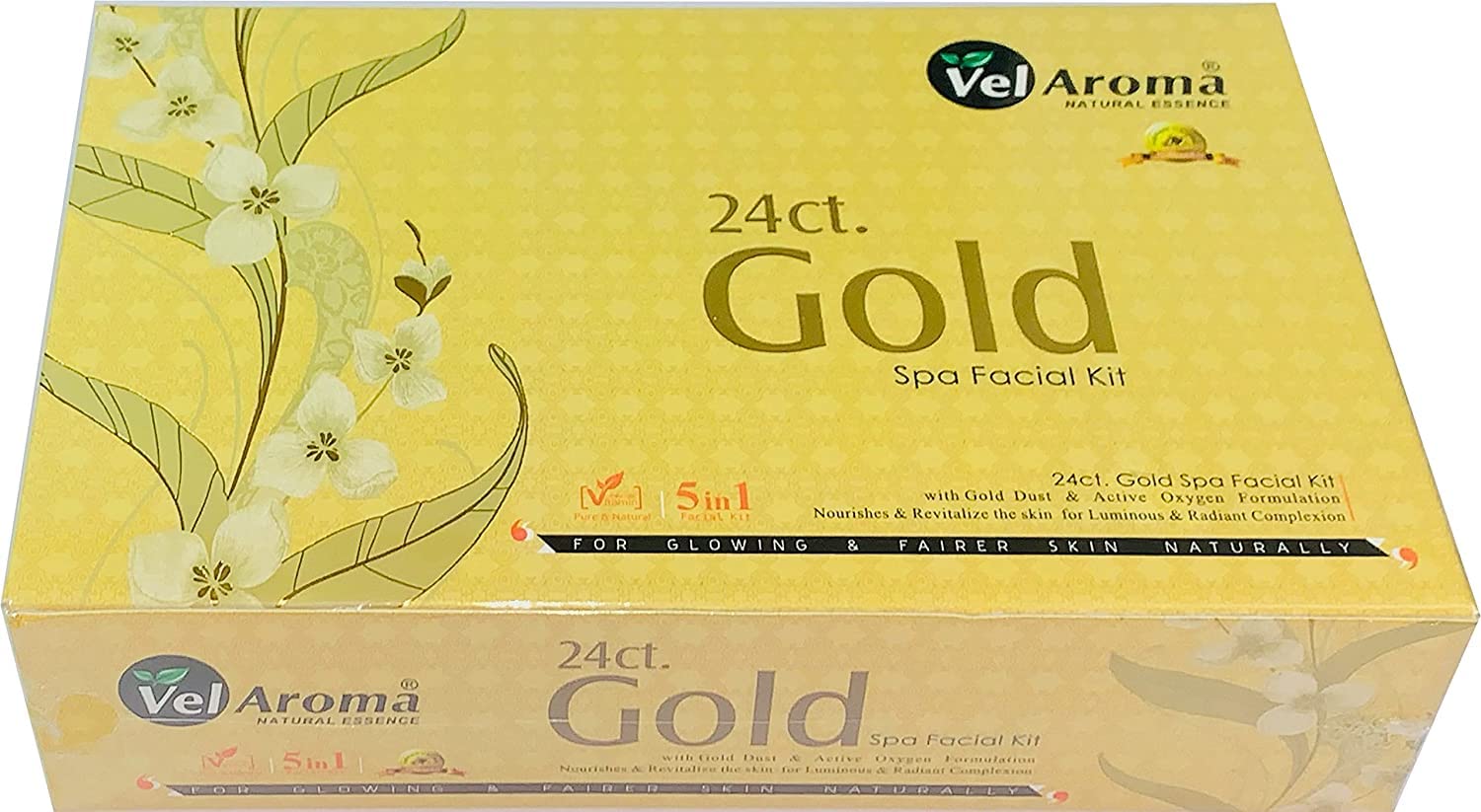 Shiva Cosmetics Facial Kit 510gm (24ct Gold Spa)