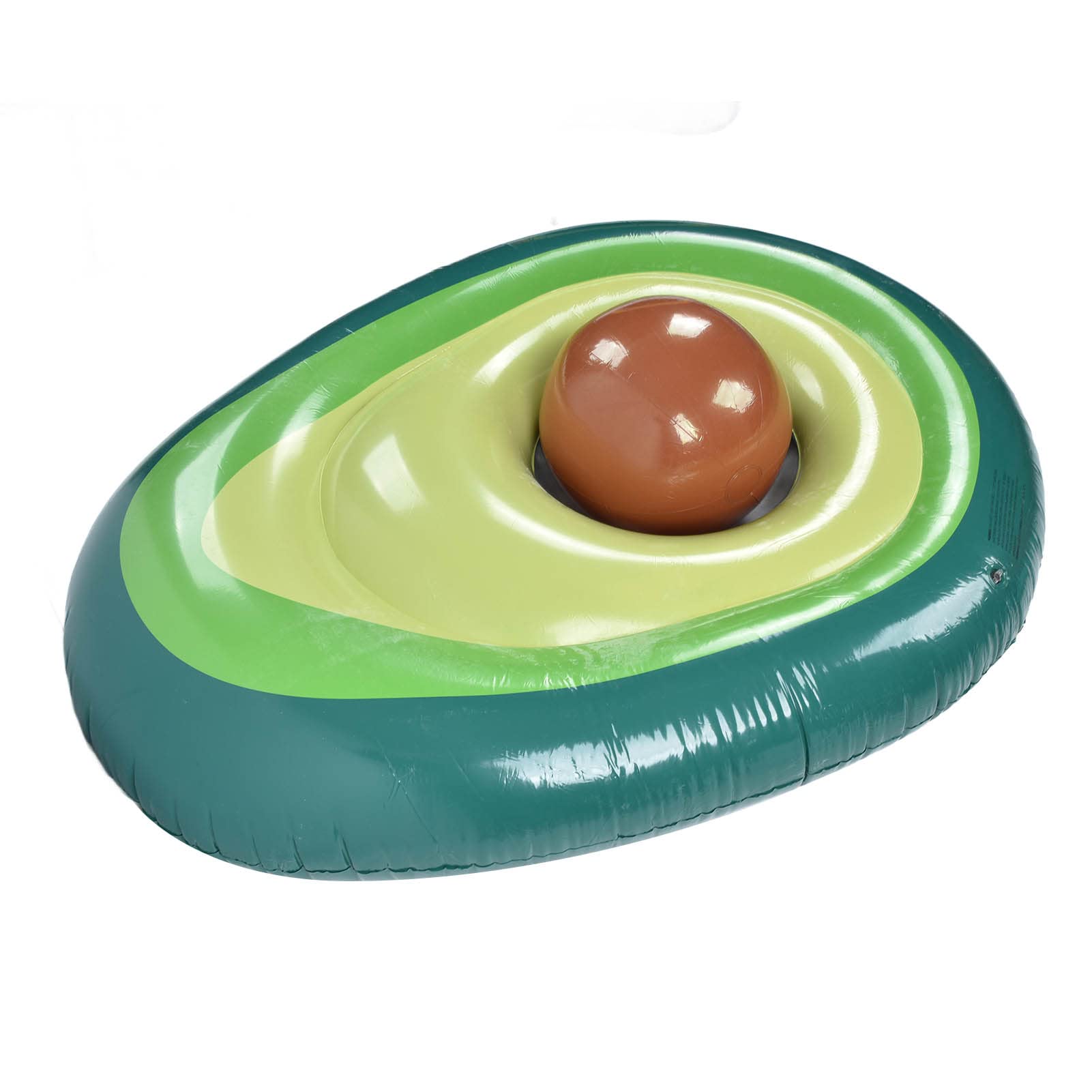 Flotador de Piscina de Aguacate, Tumbona Inflable, Balsa de Fiesta en la Playa con Bola para Entretenimiento Acuático
