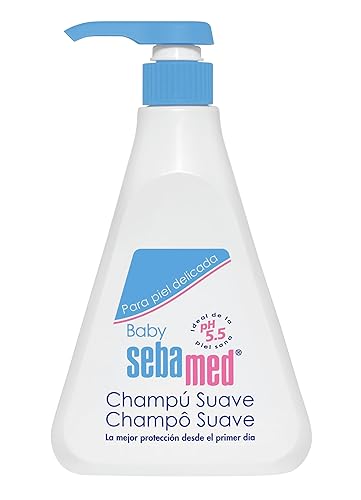 SEBAMED Champú suave para piel fina y delicada, cabello de niños, limpieza extra suave, cuero extremadamente sensible, multicolor, fresco, 16.9 fl oz