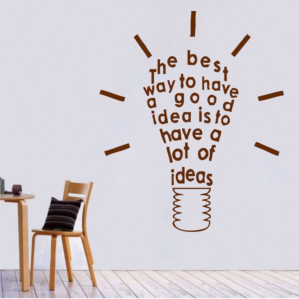 DecorVillaThe Best Way Wall Sticker & Decal (PVC Vinyl, Size -50 Cm X 63 Cm), Dvhs0513Bl