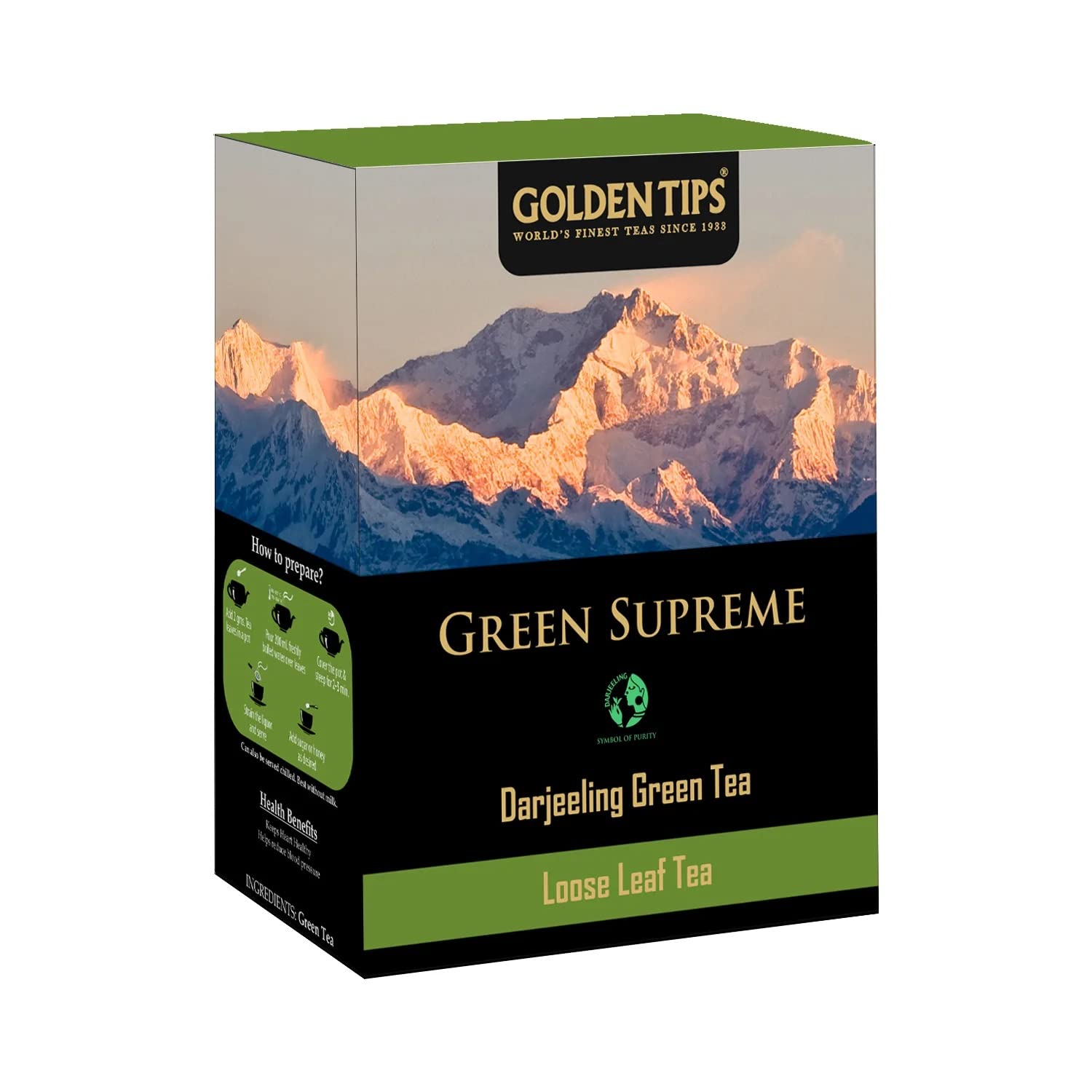 See full amazon price history chart for Golden Tips Green Supreme Darjeeling Green Tea Second Flush (250 gm - 125 Cups) Golden Tips Green Supreme Darjeeling Green Tea Second Flush (250 gm - 125 Cups) (B0BRNVLS61) Amazon Price History, Amazon Price Tracker