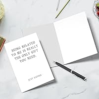 Vista 3 de Heollaok Divertida tarjeta de cumpleaños para hermano y hermana, linda tarjeta de cumpleaños de broma para primo o sobrina, tarjeta de feliz