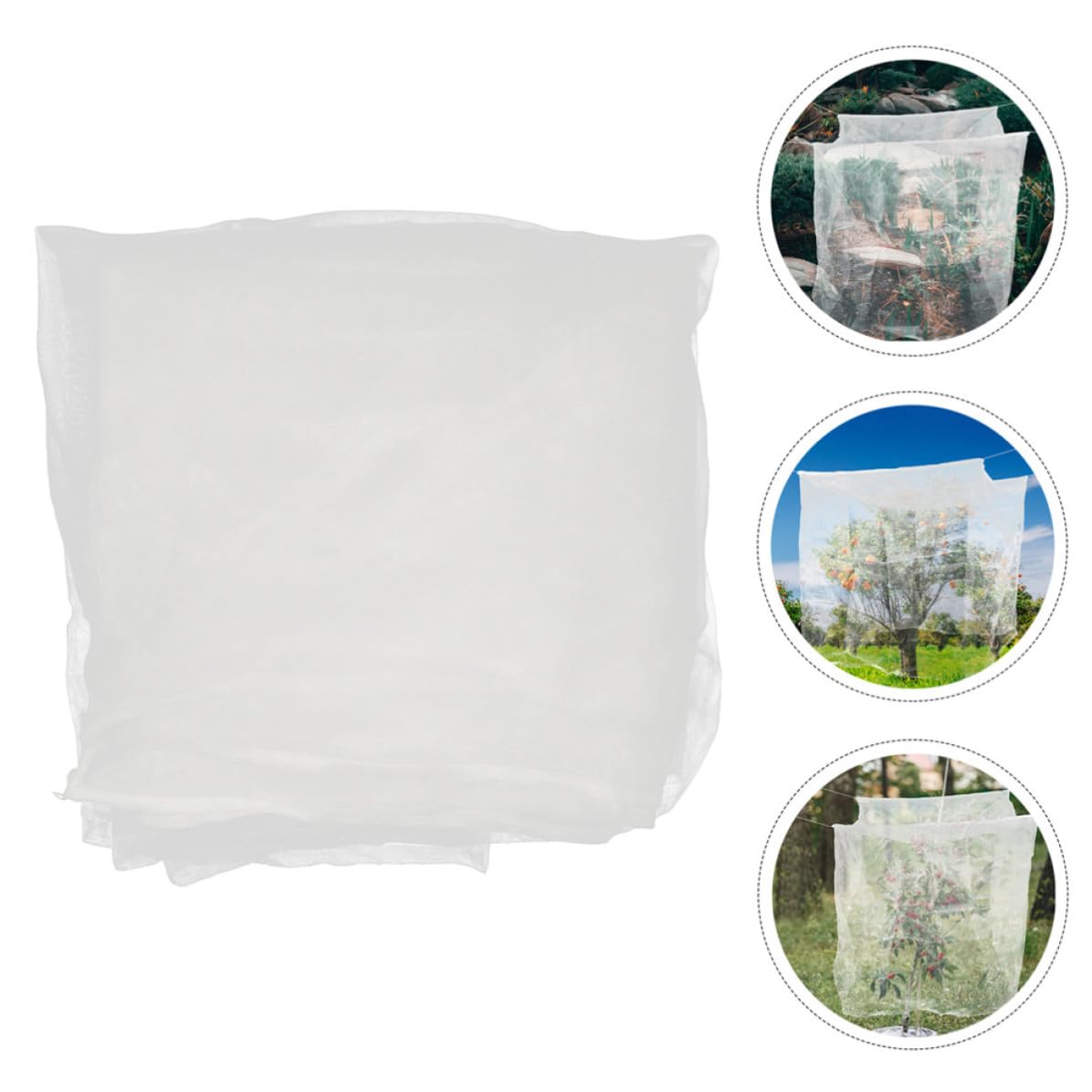 Malla Antipájaros Transparente Mx2m de Polietileno para Jardín