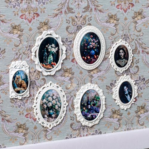 Cadre photo miniature bois blanc maison poupée 1:12 et mini cadre bricolage