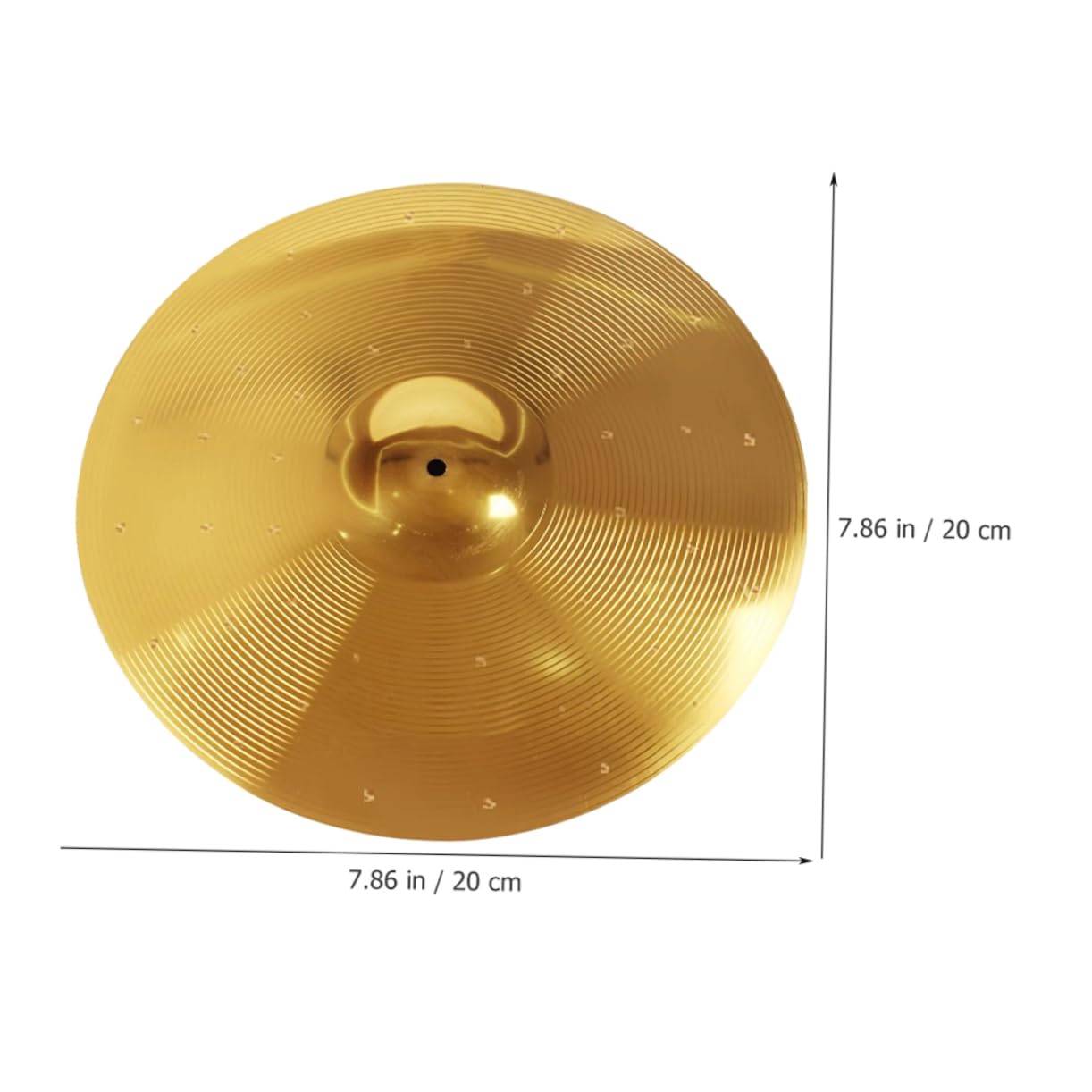 SUPVOX Replacement Jazz Drum Cymbal Rhythm Cymbal Sound for Beginners Drummers for Instrument Repairs and Replacement Needs