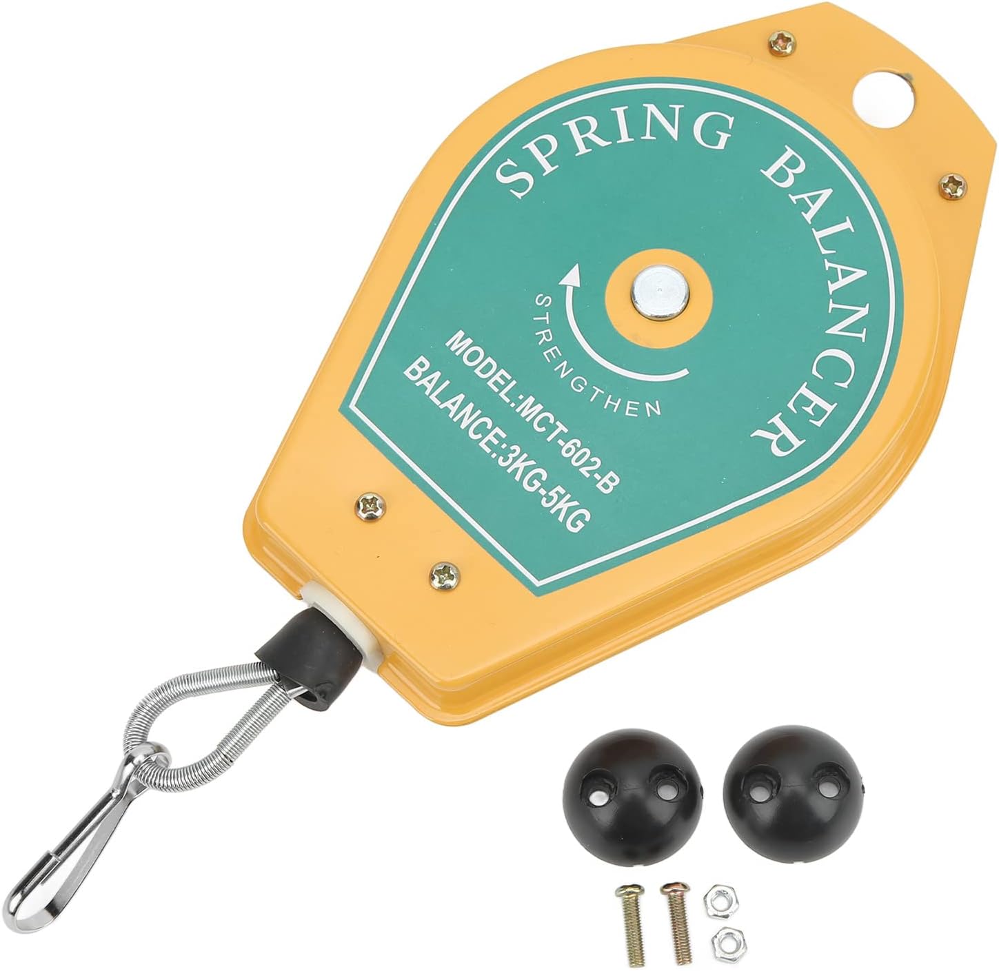 Spring Balancer Retractable Spring Balancer 3 to 5Kg Load Bearing Retractable Tool Fixture Holder Hanging with Fittings