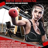 GlassFit Boxing Reflex Ball portable mma fighter hat punch Training Improve Speed Reactions, Equipment for Combat Sports Training Fitness Helps Improve sight Concentration Hand Eye Coordination