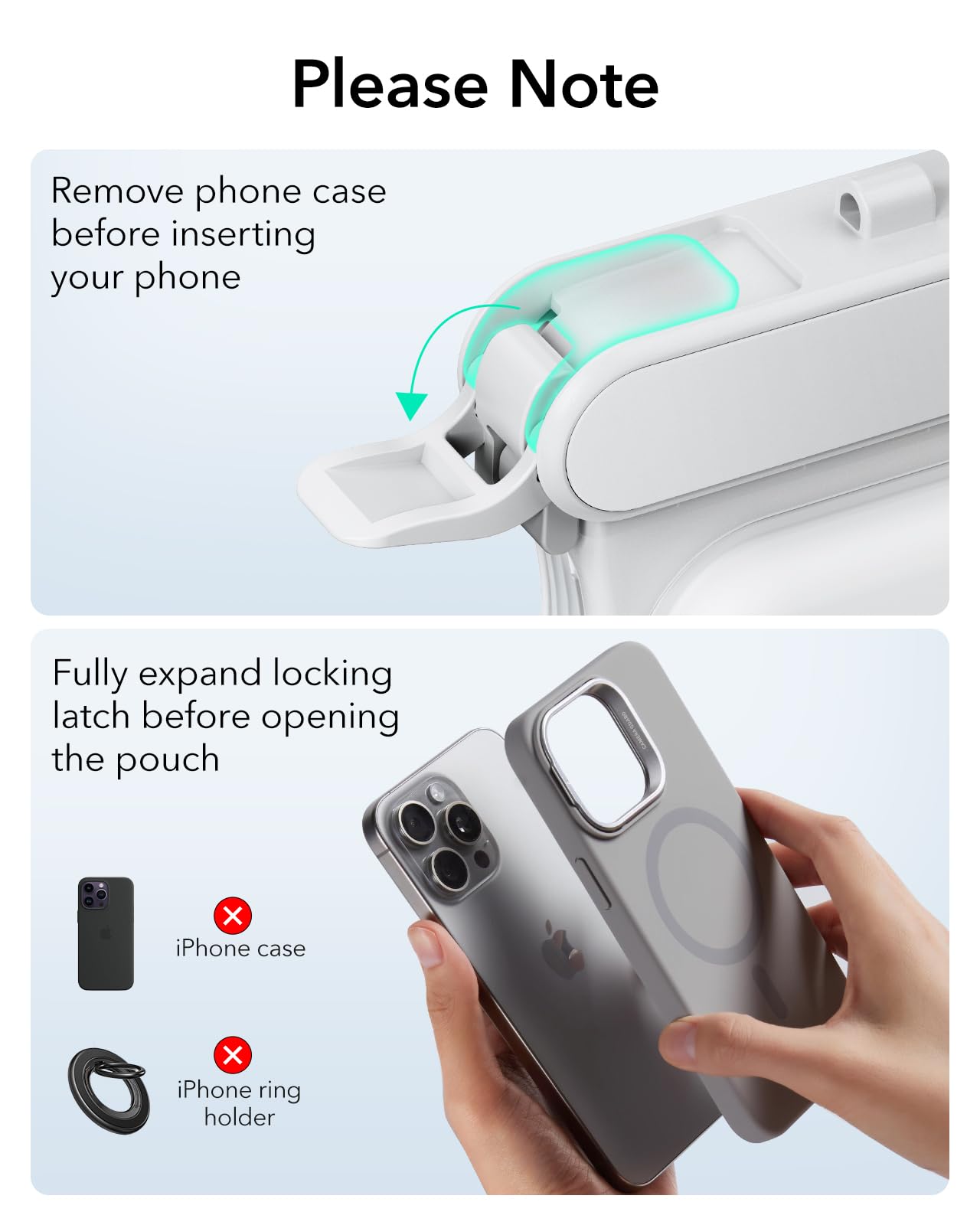 ESR Custodia Impermeabile per iPhone 15 Pro Max/14 Pro Max, Sensibilità al Tocco Sott'acqua, Impermeabile IPX8, Cover Galleggiante Subacquea con Cordino, Ideale per Lo Snorkeling, Bianco Trasparente