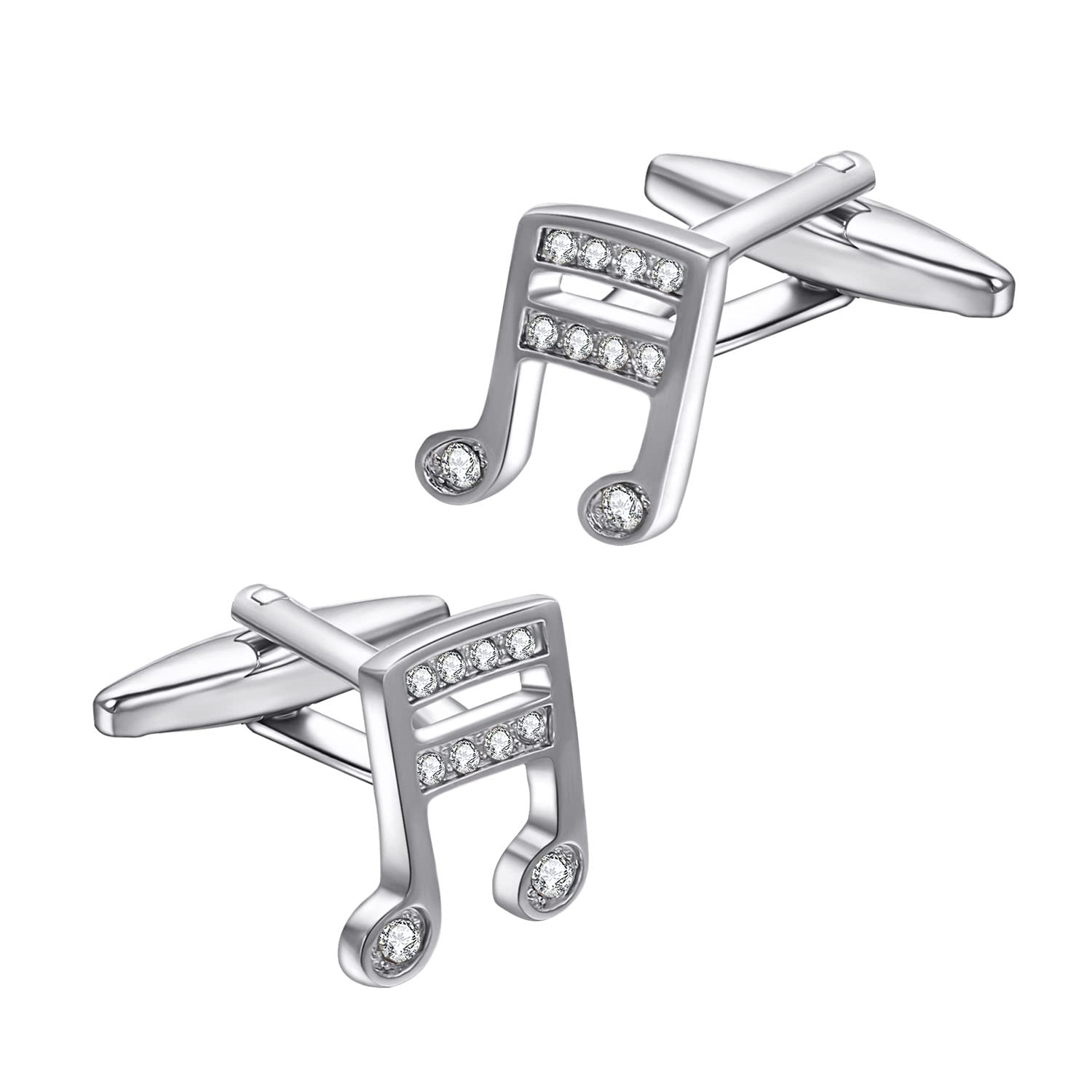 AsieniceGold Cufflinks for Men Wedding 316L Stainless Steel Tuxedo Shirt Cuff Links Shirt Accessories Unique Business Groom Wedding Jewelry Gift for Son, Father, Husband, Boyfriend