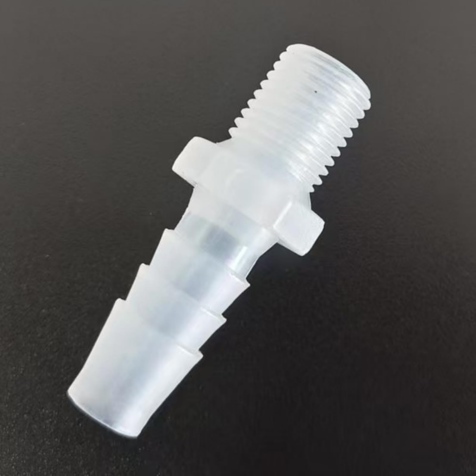 Adaptador de rosca macho de 1/4G, conector de plástico for manguera, conector PP duradero, paquete de 50(3/8inch 9.6mm)