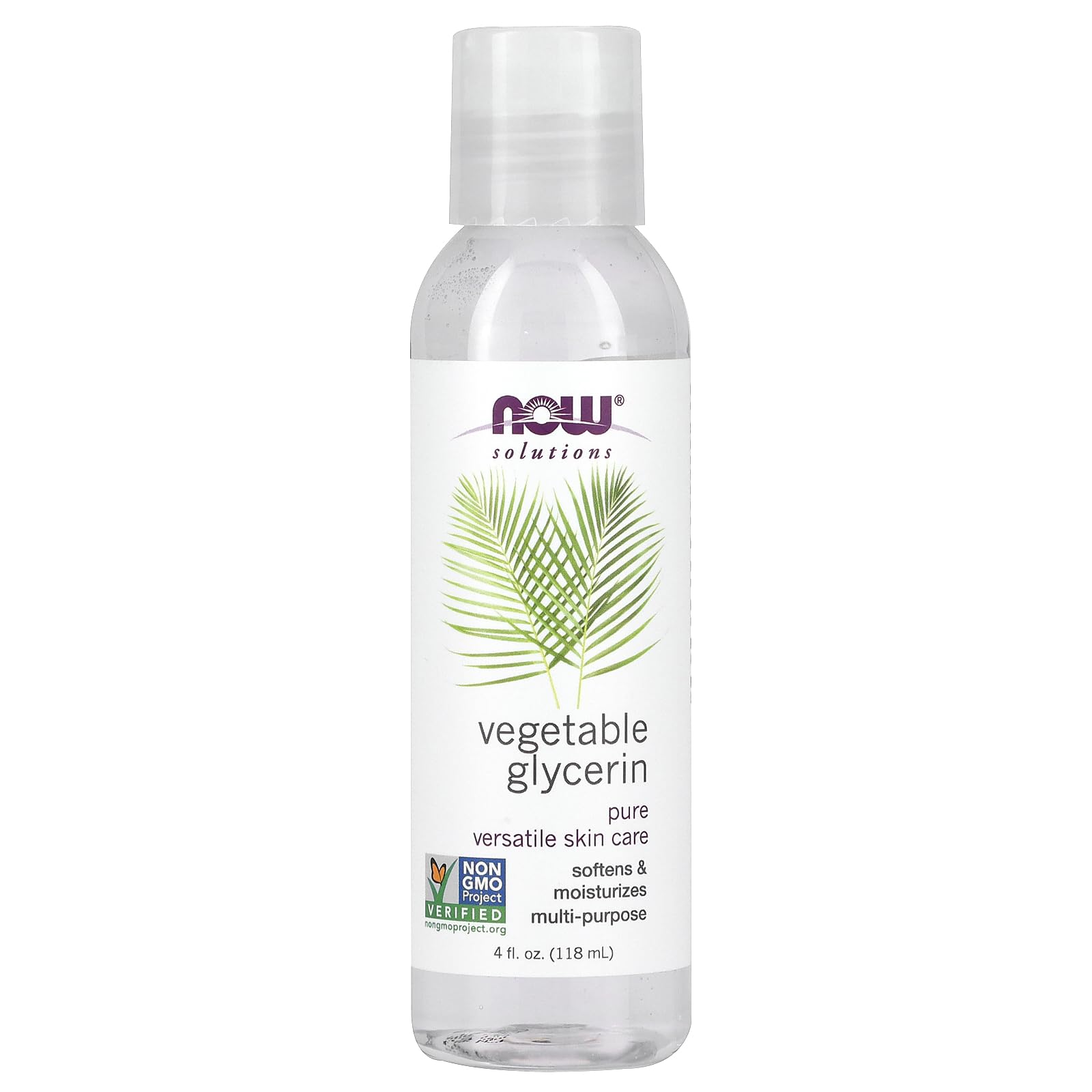 NOW Solutions Glycerin Oil 4 oz 100% Pure