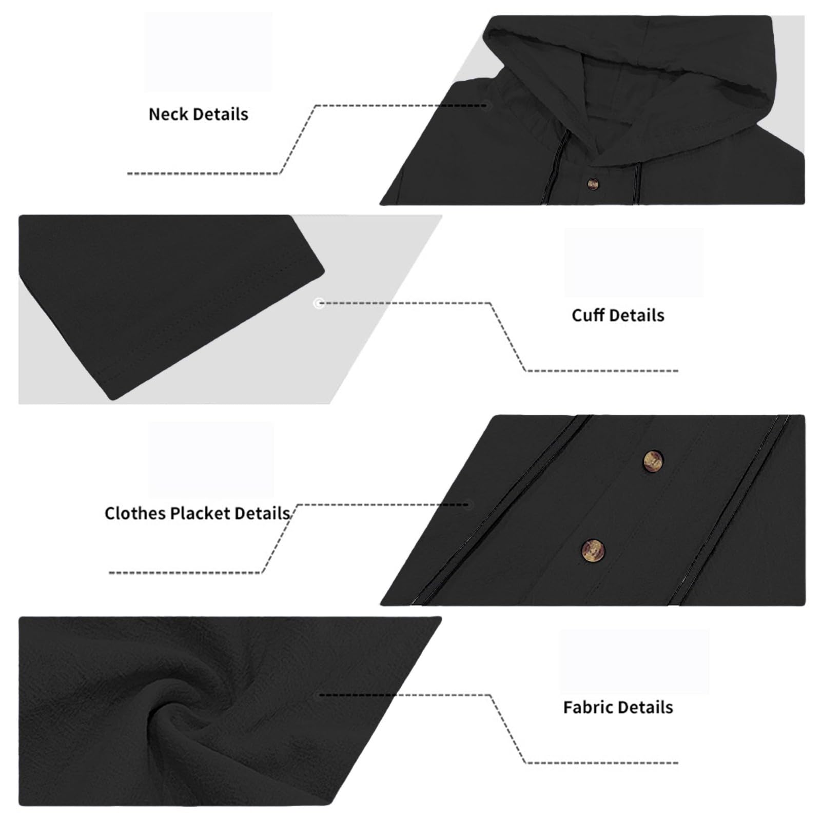 Completo Estivo da Uomo 2 Pezzi Lino Cotone - Camicia Button Manica Lunga + Pantaloni Tinta Unita Traspirante Comodi - Set Casual Sportivo Spiaggia Vacanza Yoga Pigiama Palestra Fitness Tuta Completa