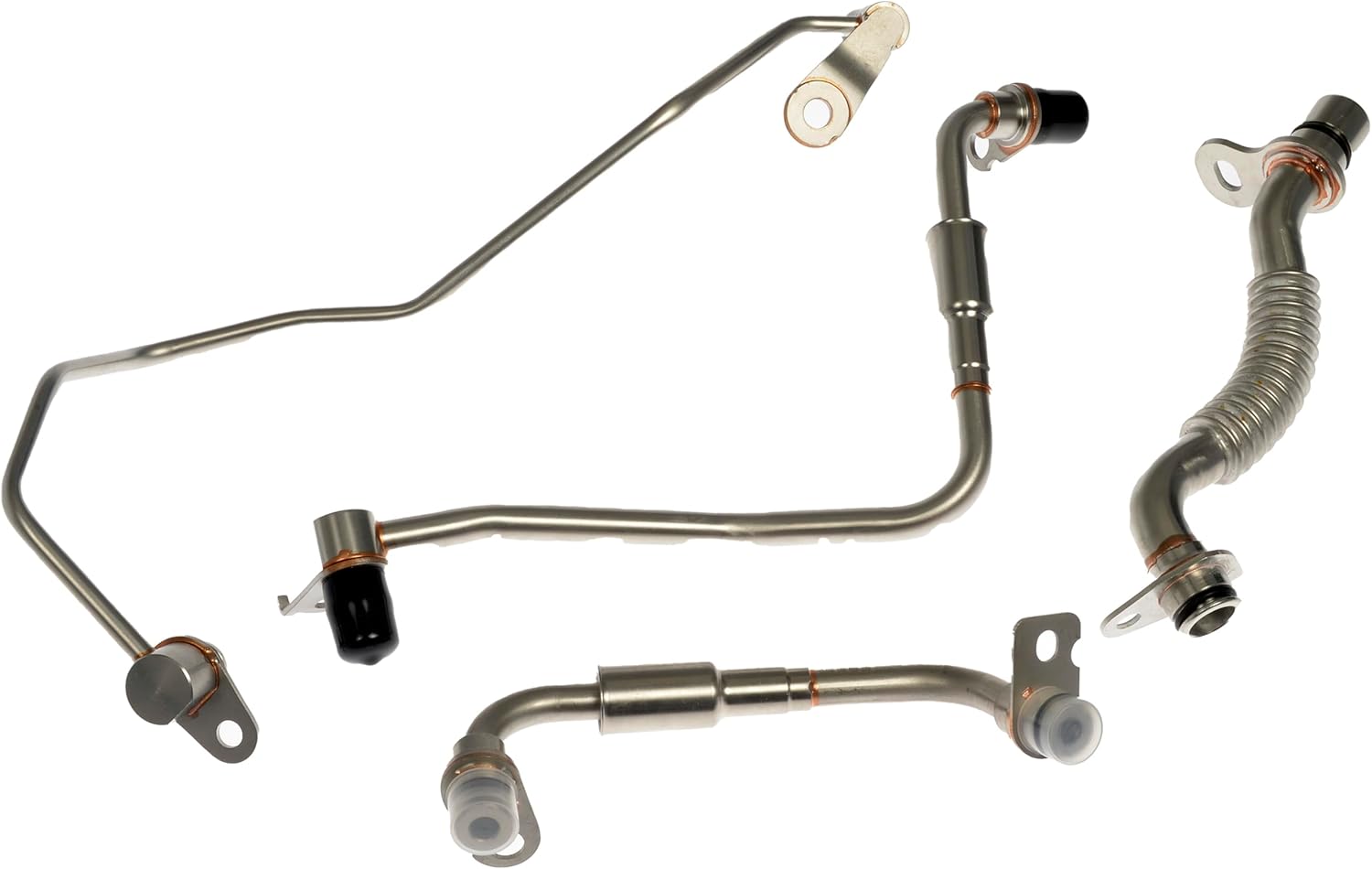 Dorman 667-497 Driver Side Turbocharger Coolant and Oil Supply/Return Line Kit Compatible with Select Ford/Lincoln Models