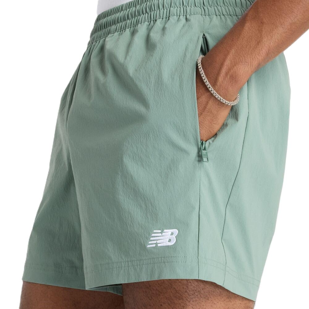 New Balance Męskie spodenki lekkoatletyczne rozciągliwe tkane 12,7 cm