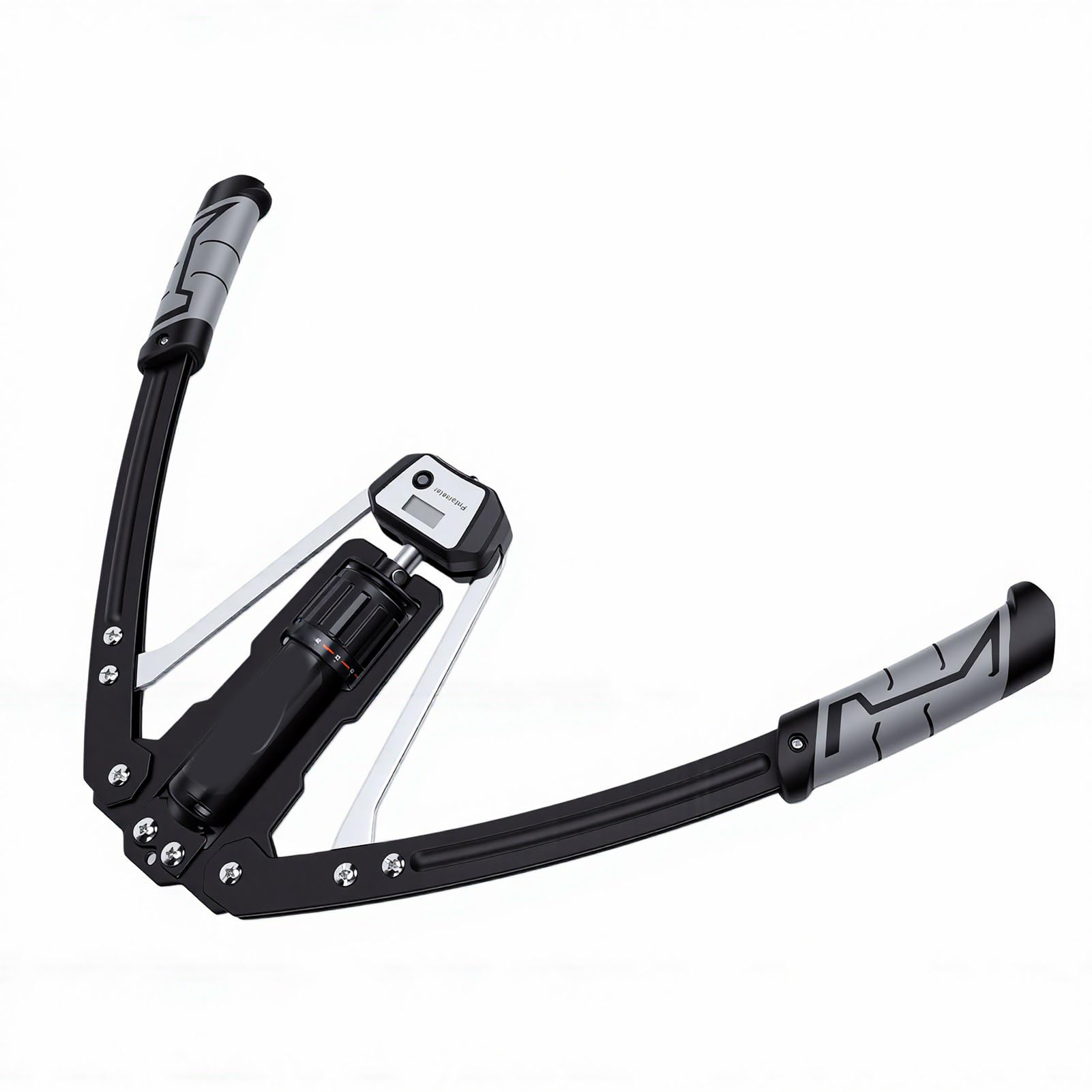Zunate Trainer Idraulico per Braccia Resistente 10-200 Kg con Impugnatura Ergonomica per Allenamenti su Petto e Braccia