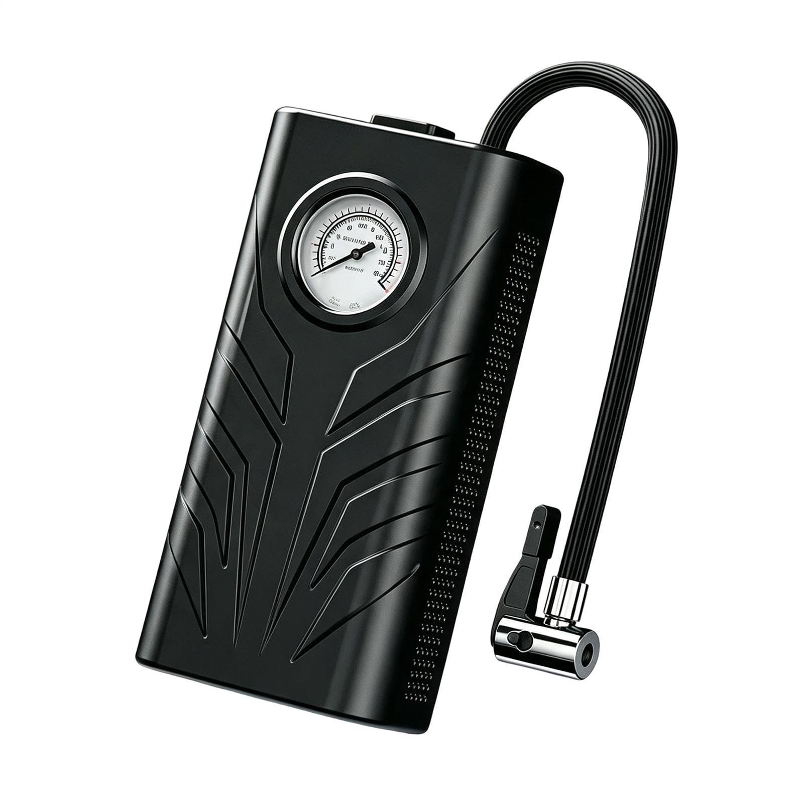 Pompa D'Aria Portatile Controllo intelligente della temperatura senza fili | Gonfiatore per Pneumatici Auto Per Moto Bicicletta Pneumatici Palloni Sportivi Materassino Gonfiabile Tenda