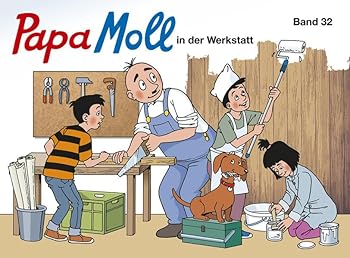 Hardcover Papa Moll in der Werkstatt [German] Book