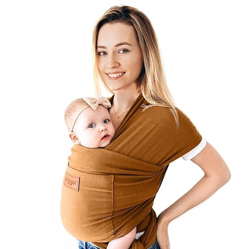 Max&So - Portabebés con bolsillo frontal de algodón de primera calidad para recién nacidos a niños pequeños, talla única para todos los recién