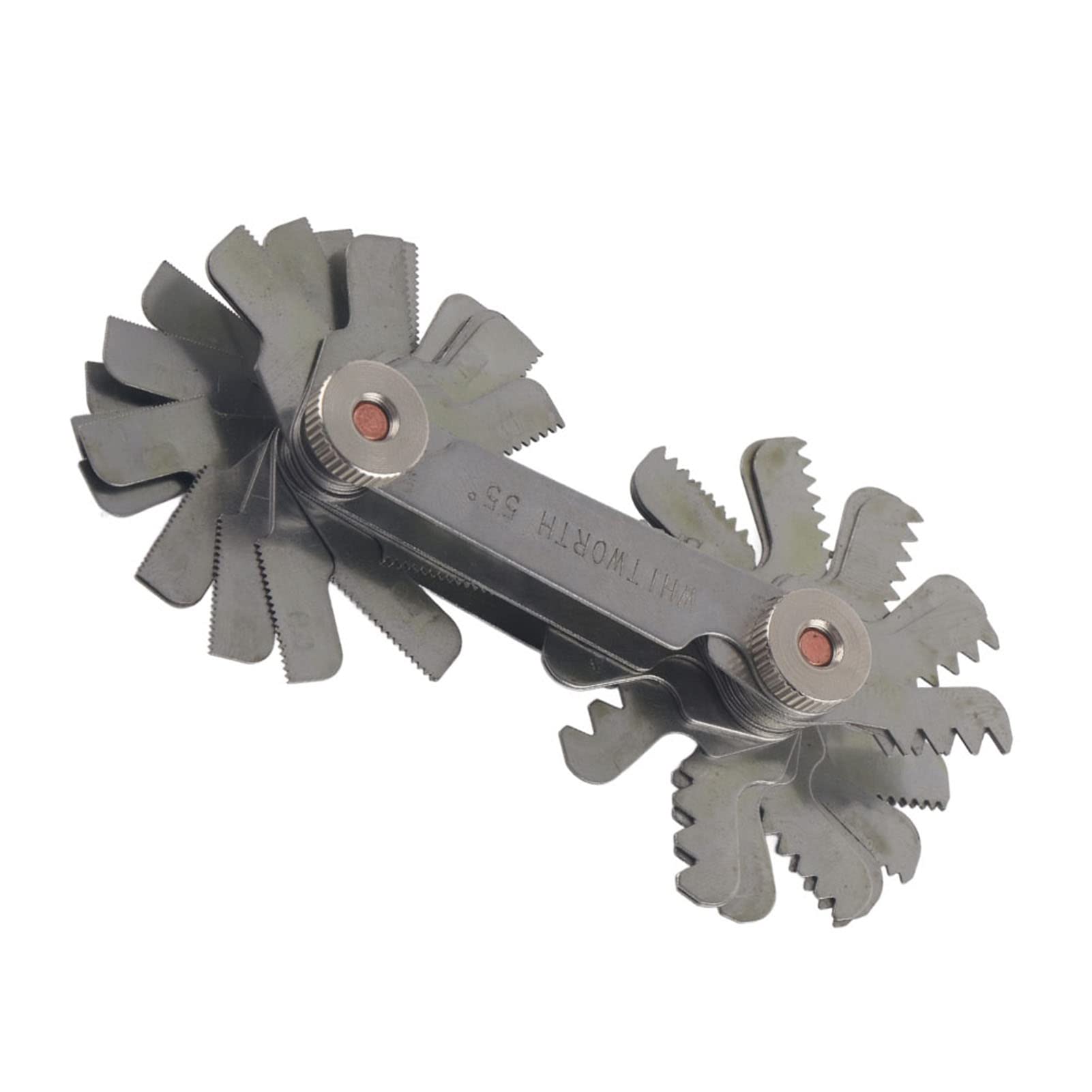 Calibro per Filettature Metrico e Pollici 52pcs Acciaio Inossidabile Strumento Misurazione Passo 60 55 Gradi