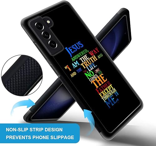 Miniatura 3 de Funda protectora para Samsung Galaxy S23 Plus, funda protectora para Samsung Galaxy S23 Plus con diseño de cruz de Jesús y la Biblia de Cristo,