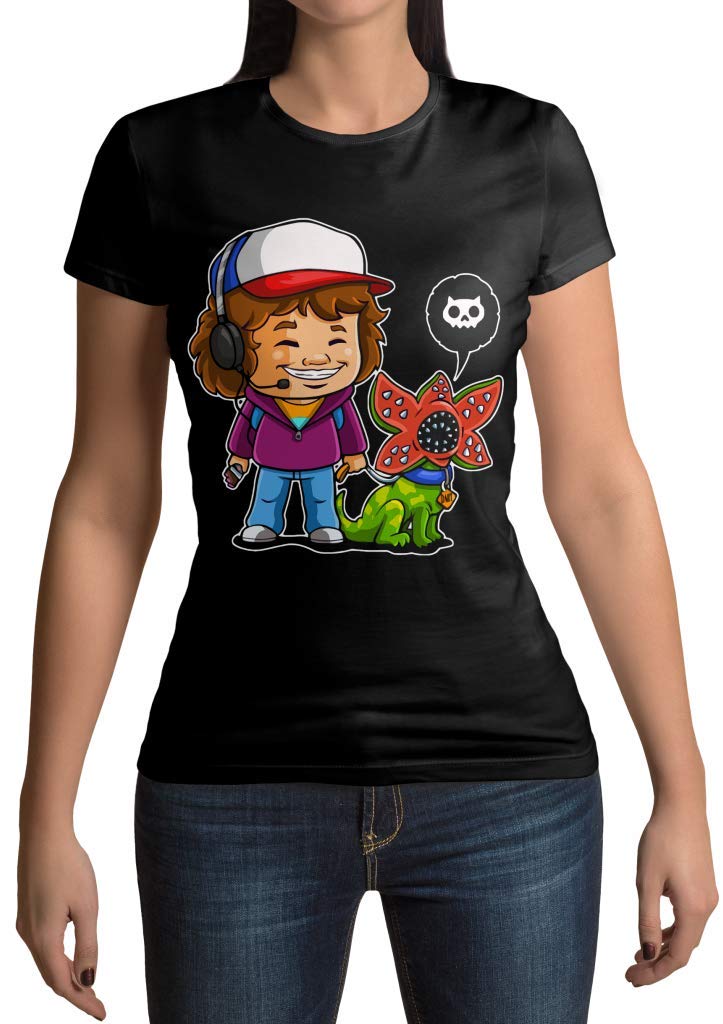 1/4 Mile Kult Clothing Unisex Adult T-Shirt/T-Shirt Stranger Things Demogorgon Dustin & Dart