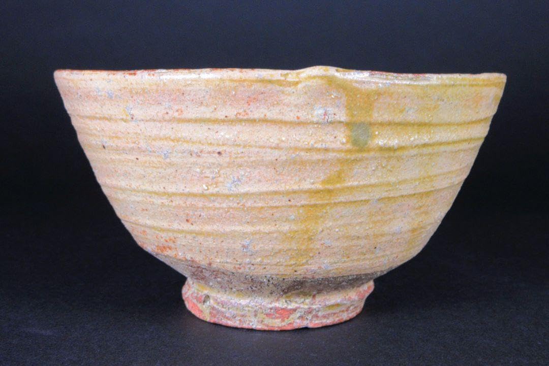 九谷焼　伊羅保写茶碗　二代滝口加全造 九谷焼 伊羅保写茶碗 二代滝口加全造