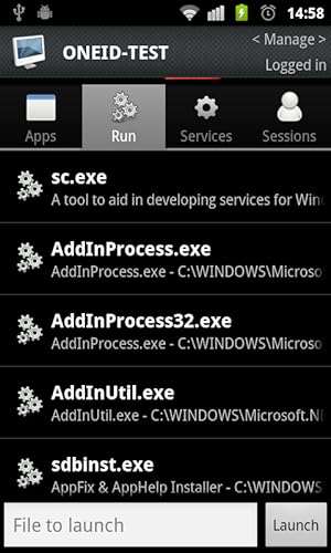 oneID - PC Remote Control