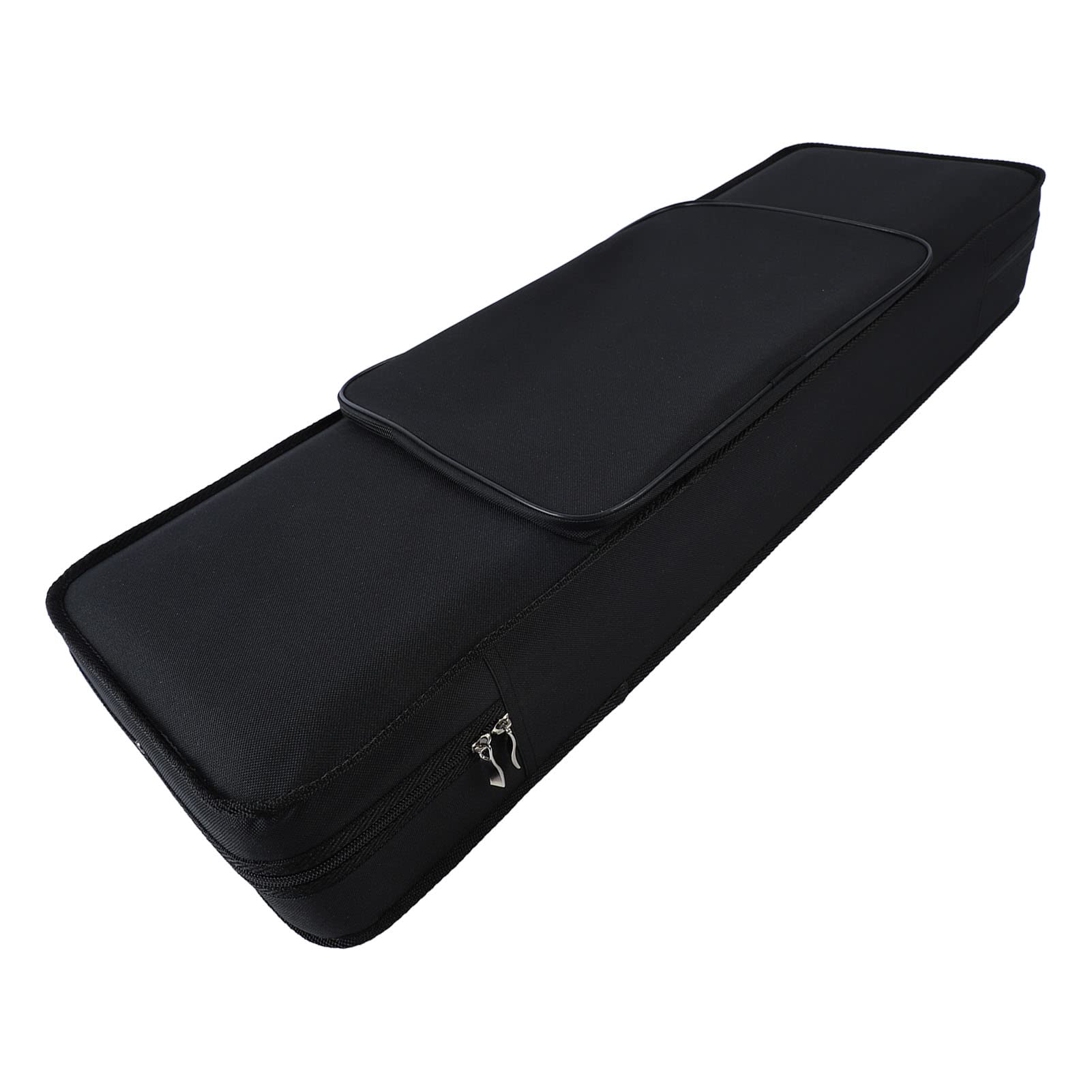 Custodia per violino portatile, forma oblunga resistente all'usura, fodera in cotone impermeabile, custodia per violino 4/4 in tessuto Oxford nero per riporre strumenti musicali
