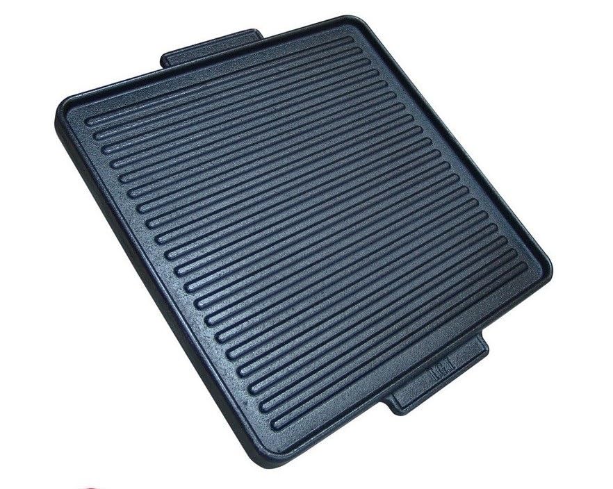 Piastra in Ghisa 40x40 cm per Fornello Fornellone Rialzato Alto con 4 Piedi 40 x 40 cm