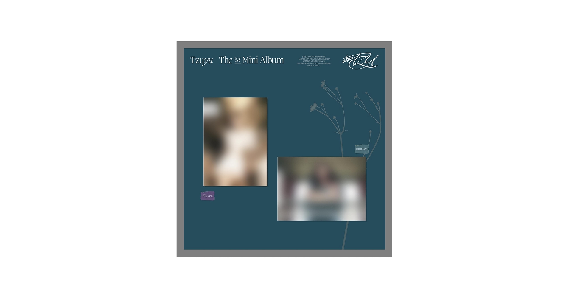 Twice Tzuyu abouTZU Run ver サイン付きCD Tzuyu (Twice) - abouTZU (Run version) (Walmart Exclusive